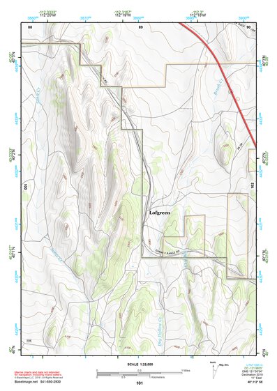 40112SE Page 101 Rush Valley Topo Preview 1