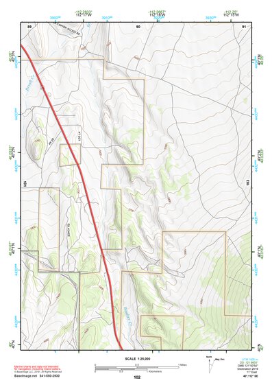 40112SE Page 102 Rush Valley Topo Preview 1