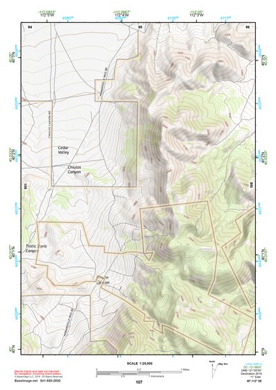 40112SE Page 107 Rush Valley Topo Preview 1