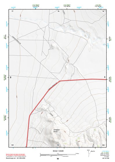 40112SW Page 90 Rush Valley Topo Preview 1