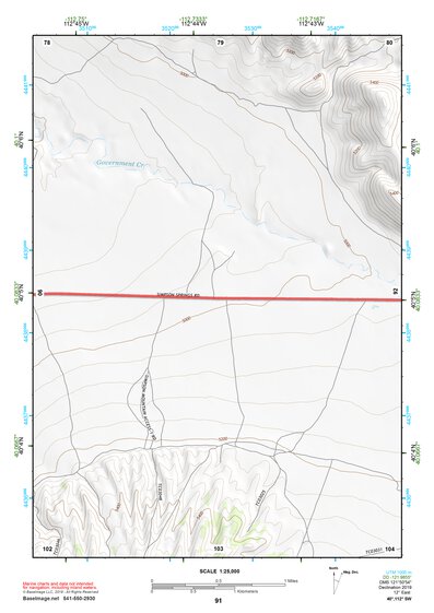 40112SW Page 91 Rush Valley Topo Preview 1