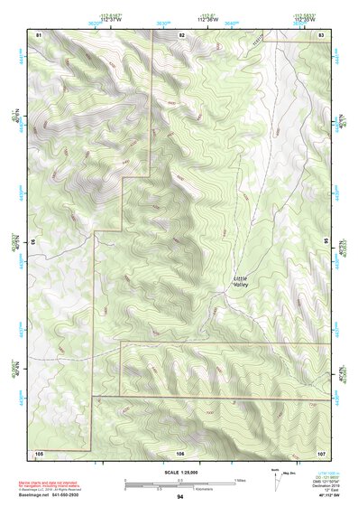 40112SW Page 94 Rush Valley Topo Preview 1