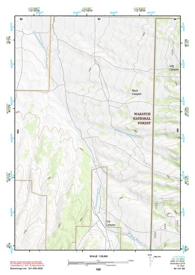 40112SW Page 105 Rush Valley Topo Preview 1