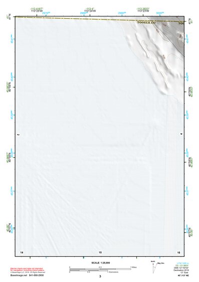 40113NE Page 3 Bonneville Salt Flats Topo Preview 1