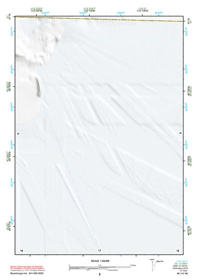 40113NE Page 5 Bonneville Salt Flats Topo Preview 1