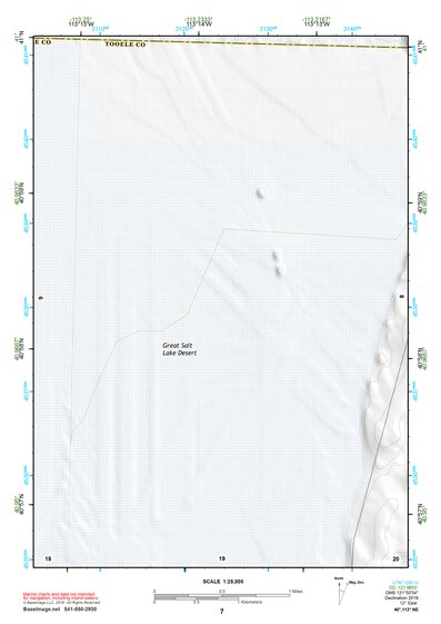 40113NE Page 7 Bonneville Salt Flats Topo Preview 1