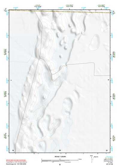 40113NE Page 8 Bonneville Salt Flats Topo Preview 1