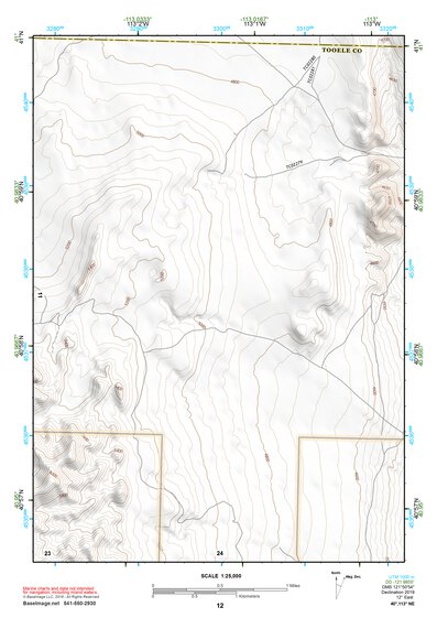 40113NE Page 12 Bonneville Salt Flats Topo Preview 1