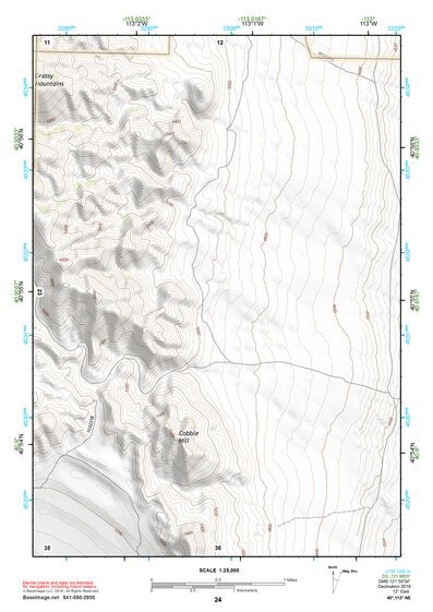 40113NE Page 24 Bonneville Salt Flats Topo Preview 1