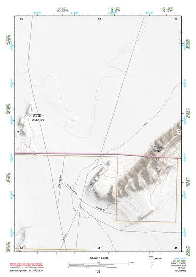 40113NE Page 32 Bonneville Salt Flats Topo Preview 1
