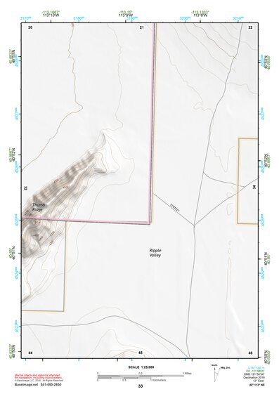 40113NE Page 33 Bonneville Salt Flats Topo Preview 1