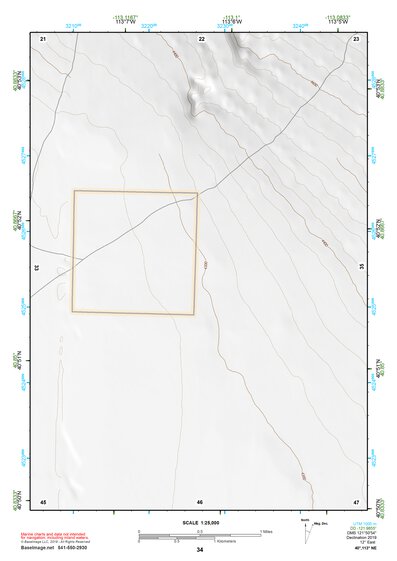 40113NE Page 34 Bonneville Salt Flats Topo Preview 1