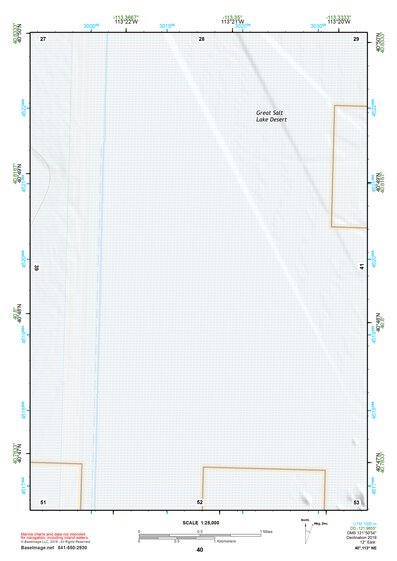40113NE Page 40 Bonneville Salt Flats Topo Preview 1