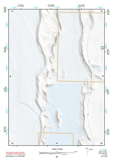40113NE Page 43 Bonneville Salt Flats Topo Preview 1