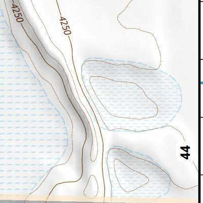 40113NE Page 43 Bonneville Salt Flats Topo Preview 3