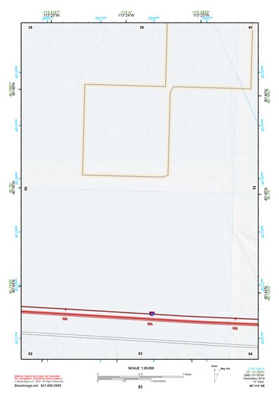 40113NE Page 51 Bonneville Salt Flats Topo Preview 1