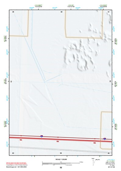 40113NE Page 52 Bonneville Salt Flats Topo Preview 1