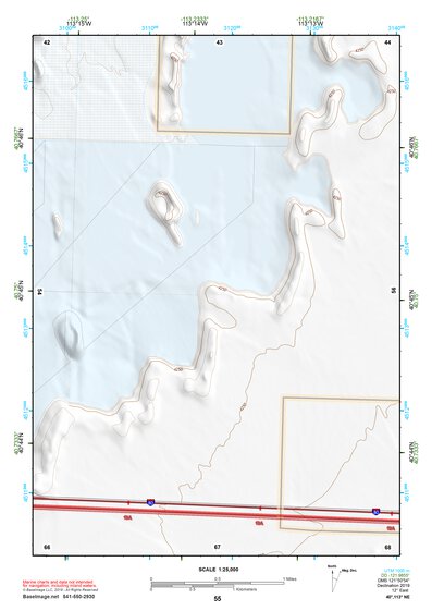 40113NE Page 55 Bonneville Salt Flats Topo Preview 1