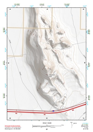 40113NE Page 57 Bonneville Salt Flats Topo Preview 1