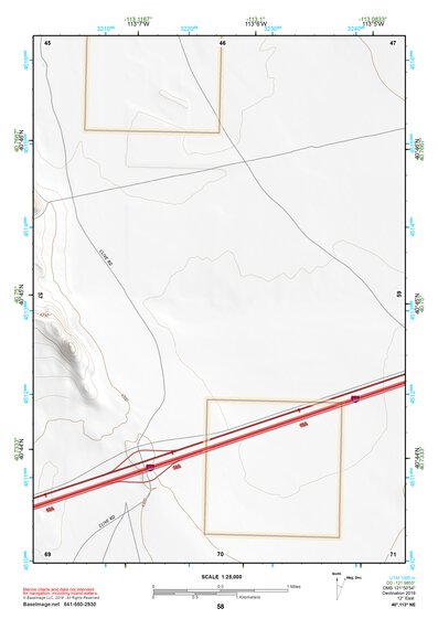 40113NE Page 58 Bonneville Salt Flats Topo Preview 1