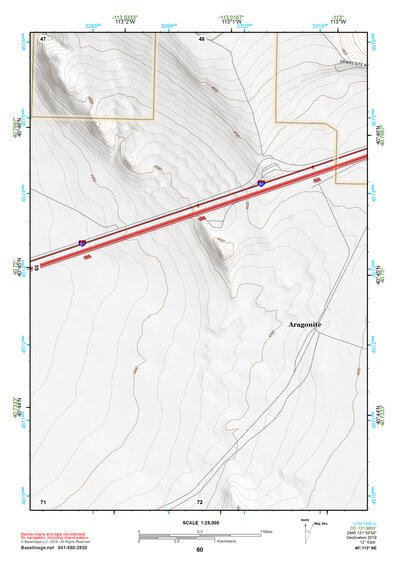 40113NE Page 60 Bonneville Salt Flats Topo Preview 1