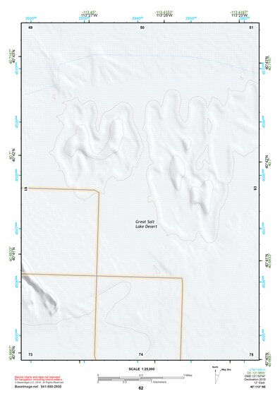 40113NE Page 62 Bonneville Salt Flats Topo Preview 1