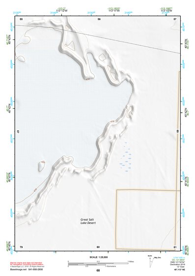 40113NE Page 68 Bonneville Salt Flats Topo Preview 1