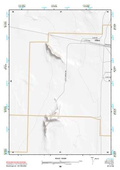 40113NE Page 69 Bonneville Salt Flats Topo Preview 1