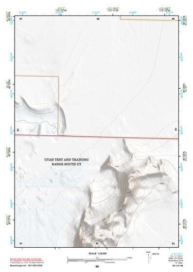 40113NE Page 80 Bonneville Salt Flats Topo Preview 1