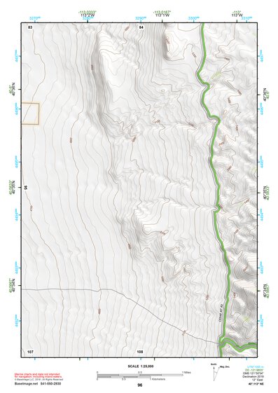 40113NE Page 96 Bonneville Salt Flats Topo Preview 1