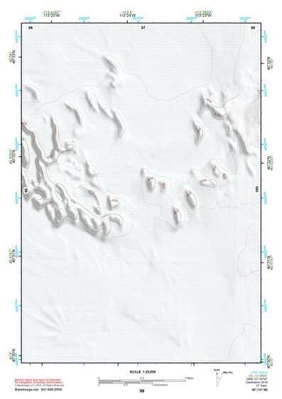 40113NE Page 99 Bonneville Salt Flats Topo Preview 1