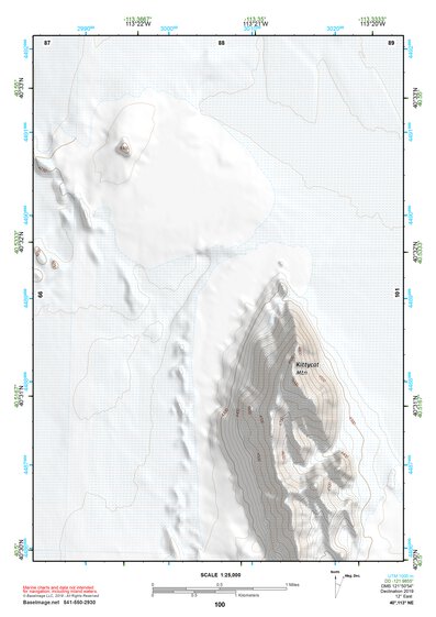 40113NE Page 100 Bonneville Salt Flats Topo Preview 1