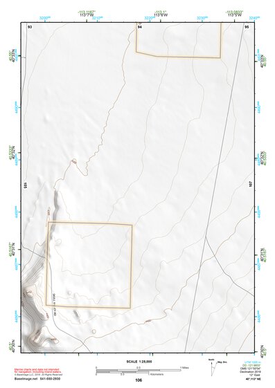 40113NE Page 106 Bonneville Salt Flats Topo Preview 1