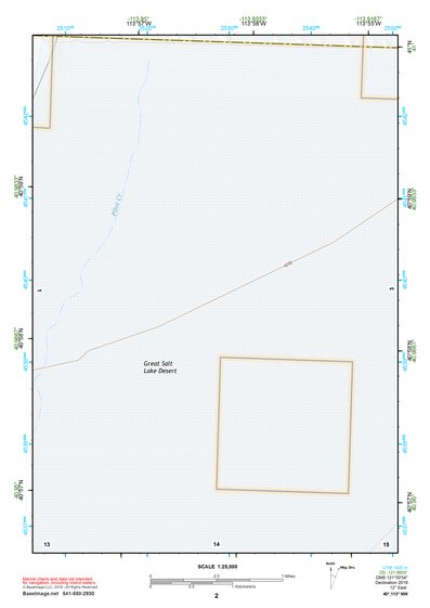 40113NW Page 2 Bonneville Salt Flats Topo Preview 1
