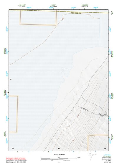 40113NW Page 3 Bonneville Salt Flats Topo Preview 1