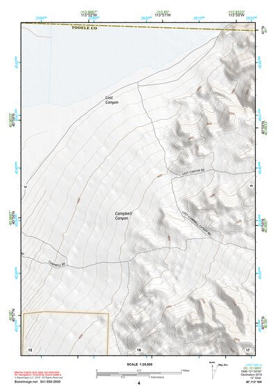 40113NW Page 4 Bonneville Salt Flats Topo Preview 1