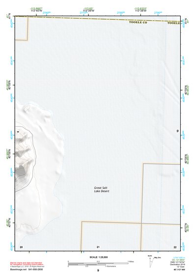 40113NW Page 9 Bonneville Salt Flats Topo Preview 1