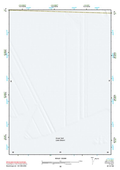 40113NW Page 11 Bonneville Salt Flats Topo Preview 1