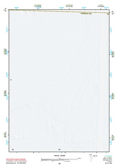 40113NW Page 12 Bonneville Salt Flats Topo Preview 1