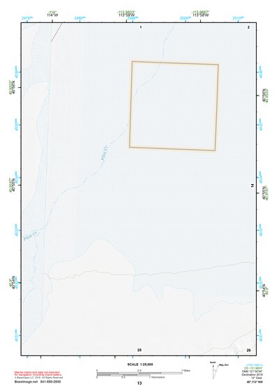 40113NW Page 13 Bonneville Salt Flats Topo Preview 1