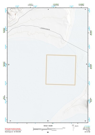 40113NW Page 20 Bonneville Salt Flats Topo Preview 1