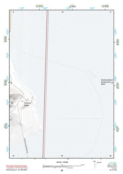 40113NW Page 22 Bonneville Salt Flats Topo Preview 1