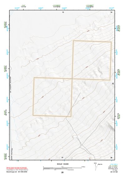 40113NW Page 25 Bonneville Salt Flats Topo Preview 1
