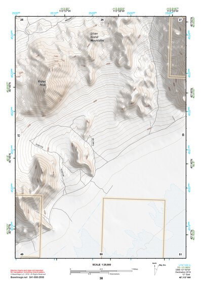 40113NW Page 38 Bonneville Salt Flats Topo Preview 1