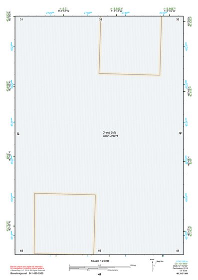 40113NW Page 44 Bonneville Salt Flats Topo Preview 1