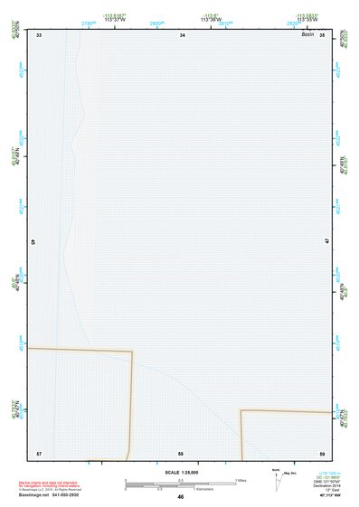 40113NW Page 46 Bonneville Salt Flats Topo Preview 1
