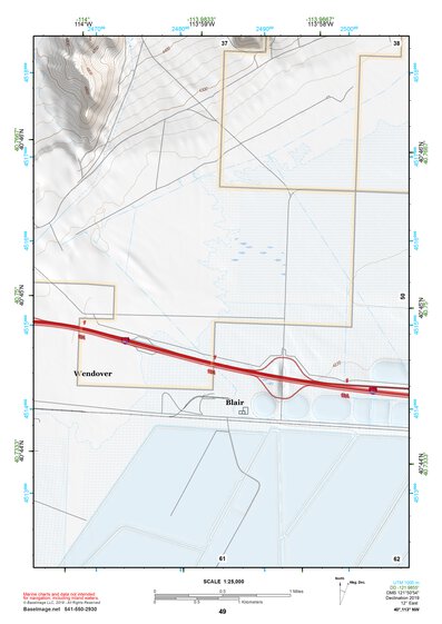 40113NW Page 49 Bonneville Salt Flats Topo Preview 1