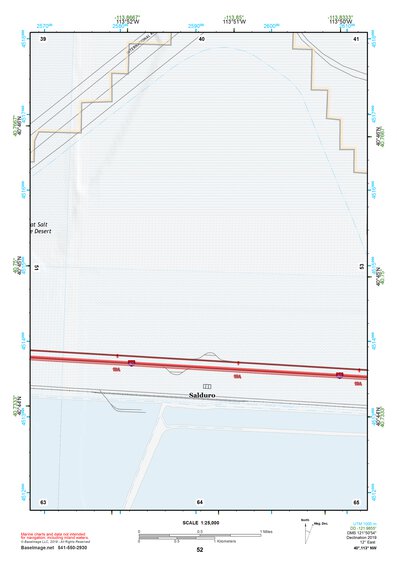 40113NW Page 52 Bonneville Salt Flats Topo Preview 1