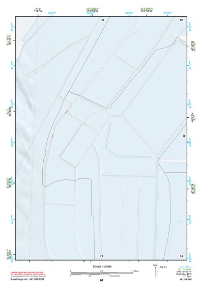 40113NW Page 61 Bonneville Salt Flats Topo Preview 1