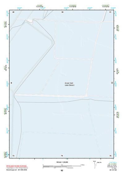 40113NW Page 62 Bonneville Salt Flats Topo Preview 1